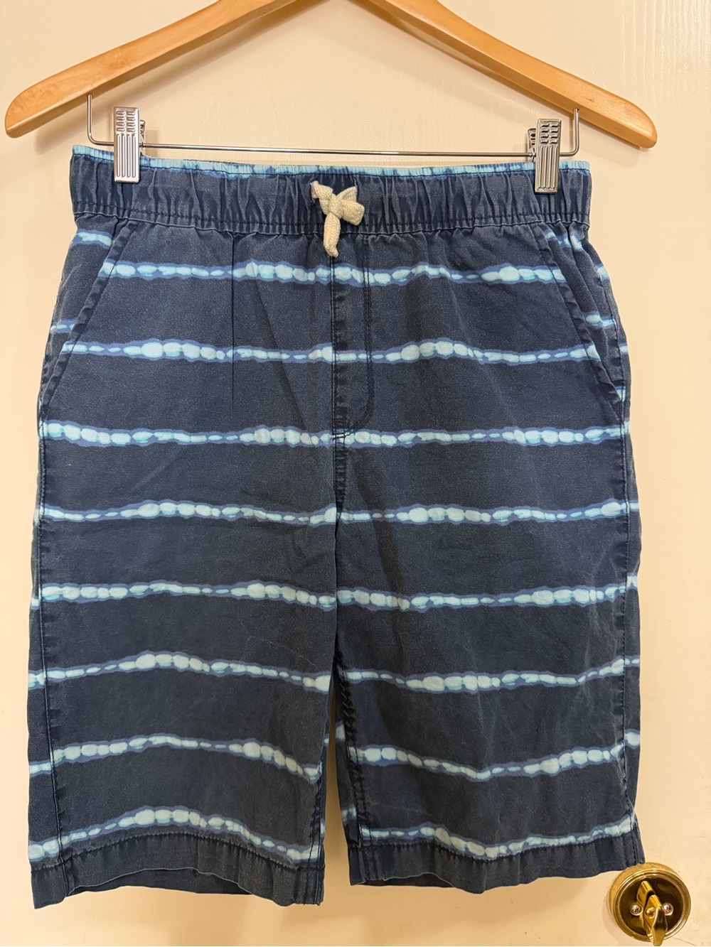 Children Place Navy Blue Tie-Dye Pull-On Shorts (250)
